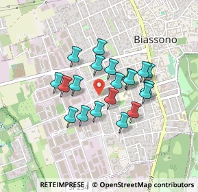 Mappa Via Enrico Mattei, 20853 Biassono MB, Italia (0.3325)