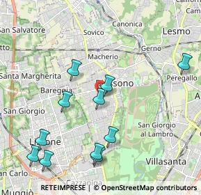 Mappa Via Enrico Mattei, 20853 Biassono MB, Italia (2.24273)