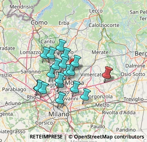 Mappa Via Enrico Mattei, 20853 Biassono MB, Italia (11.086)