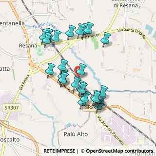 Mappa Via Dese, 31023 Resana TV, Italia (0.86786)