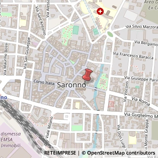 Mappa Via Roma, 8, 21047 Saronno, Varese (Lombardia)