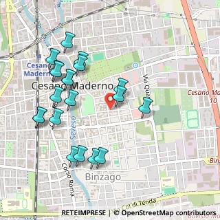 Mappa Via Villa Vittorio, 20811 Cesano Maderno MB, Italia (0.529)