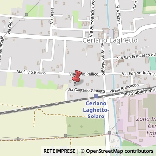 Mappa Via Gianetti, 15, 20816 Ceriano Laghetto, Monza e Brianza (Lombardia)
