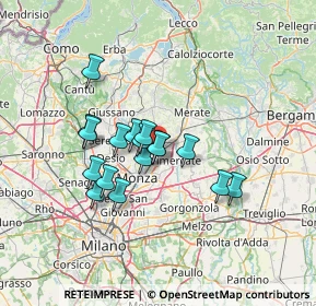 Mappa 20862 Arcore MB, Italia (10.61882)