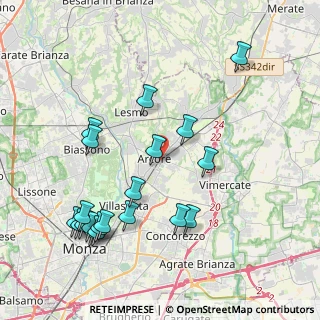 Mappa 20862 Arcore MB, Italia (4.5095)