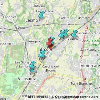 Mappa 20862 Arcore MB, Italia (1.43091)