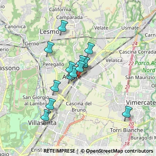 Mappa 20862 Arcore MB, Italia (1.39714)