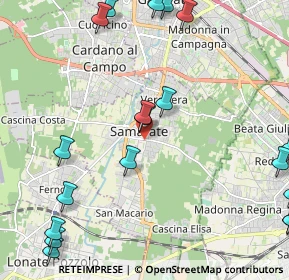 Mappa Via San Rocco, 21017 Samarate VA, Italia (3.0205)