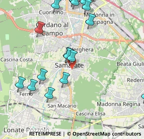 Mappa Via San Rocco, 21017 Samarate VA, Italia (2.63)