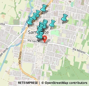 Mappa Via San Rocco, 21017 Samarate VA, Italia (0.3605)