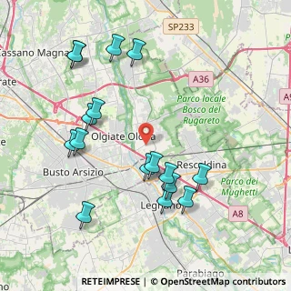 Mappa Palestra delle scuole medie, 21050 Marnate VA, Italia (4.24375)