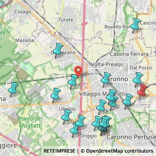 Mappa Via Enrico Toti, 21040 Gerenzano VA, Italia (2.7895)