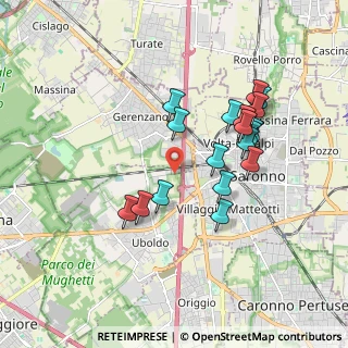 Mappa Via Enrico Toti, 21040 Gerenzano VA, Italia (1.66556)
