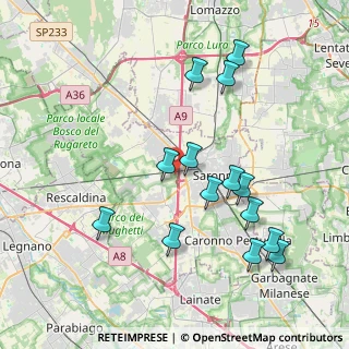 Mappa Via Enrico Toti, 21040 Gerenzano VA, Italia (4.06214)