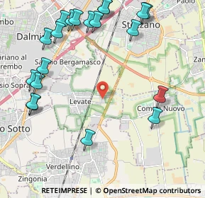 Mappa Via della Fornace, 24030 Medolago BG, Italia (2.686)
