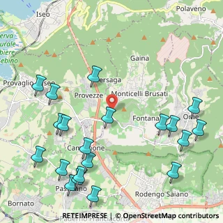 Mappa Via Europa, 25040 Monticelli Brusati BS, Italia (2.762)