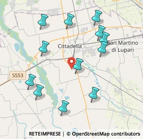 Mappa Via delle Pezze, 35013 Cittadella PD, Italia (4.2025)
