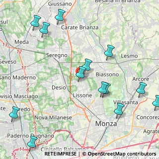 Mappa Via Tintoretto, 20851 Lissone MB, Italia (5.35462)