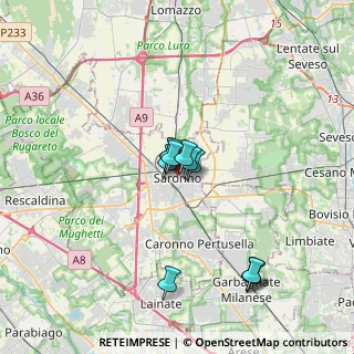 Mappa Piazza Libertà, 21047 Saronno VA, Italia (2.64727)