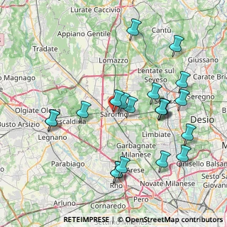 Mappa Piazza Libertà, 21047 Saronno VA, Italia (8.297)