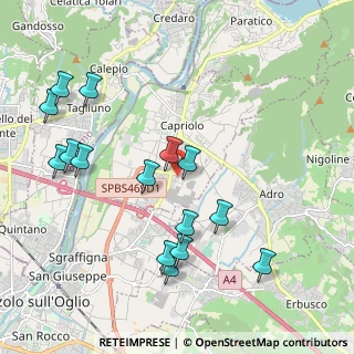 Mappa Viale Piemonte, 25031 Capriolo BS, Italia (2.20133)