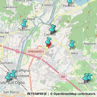 Mappa Viale Piemonte, 25031 Capriolo BS, Italia (3.07154)