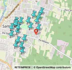 Mappa Via Ricci Carlo, 21017 Samarate VA, Italia (0.5035)