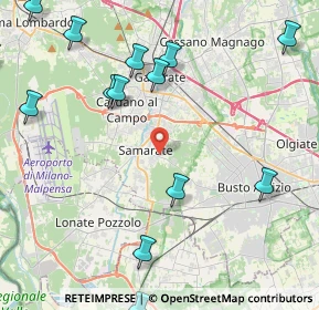 Mappa Via Ricci Carlo, 21017 Samarate VA, Italia (6.13529)
