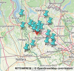 Mappa Via Ricci Carlo, 21017 Samarate VA, Italia (11.07941)