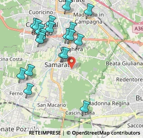 Mappa Via Ricci Carlo, 21017 Samarate VA, Italia (2.131)