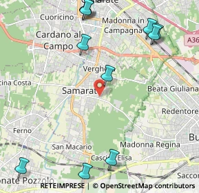Mappa Via Ricci Carlo, 21017 Samarate VA, Italia (3.06438)