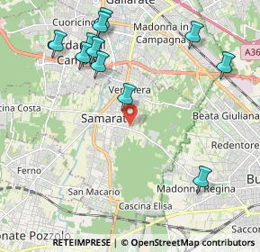 Mappa Via Ricci Carlo, 21017 Samarate VA, Italia (2.38364)