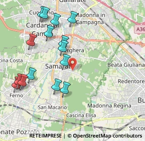 Mappa Via Ricci Carlo, 21017 Samarate VA, Italia (2.21133)