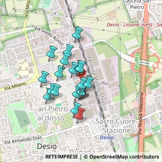 Mappa Via Lavoratori Autobianchi, 20832 Desio MB, Italia (0.3345)
