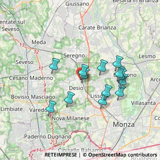 Mappa Via Lavoratori Autobianchi, 20832 Desio MB, Italia (3.26077)
