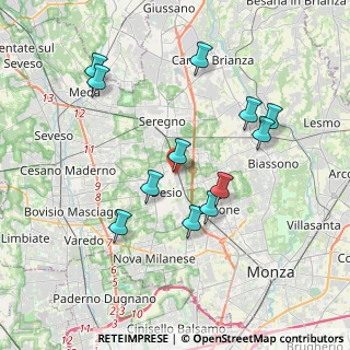 Mappa Via Lavoratori Autobianchi, 20832 Desio MB, Italia (3.7125)