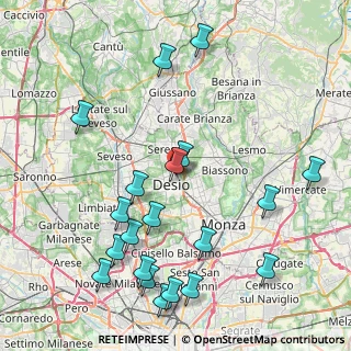 Mappa Via Lavoratori Autobianchi, 20832 Desio MB, Italia (9.7765)