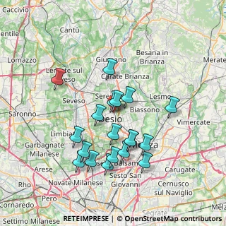 Mappa Via Lavoratori Autobianchi, 20832 Desio MB, Italia (6.73368)