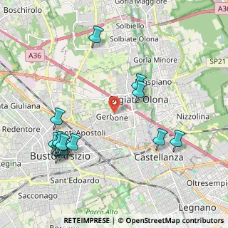 Mappa Via Serio, 21057 Olgiate Olona VA, Italia (2.37467)