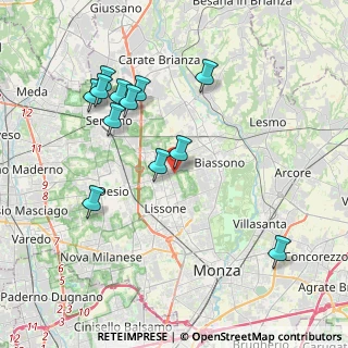 Mappa Via Gian Battista Vico, 20851 Lissone MB, Italia (3.96417)