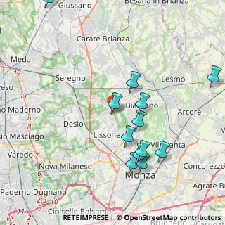 Mappa Via Gian Battista Vico, 20851 Lissone MB, Italia (4.195)