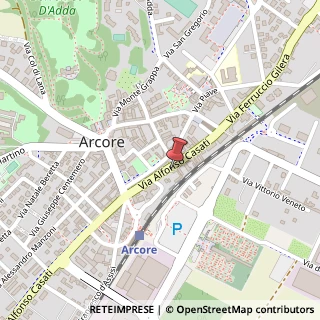 Mappa Via A. Casati, 49, 20862 Arcore, Monza e Brianza (Lombardia)