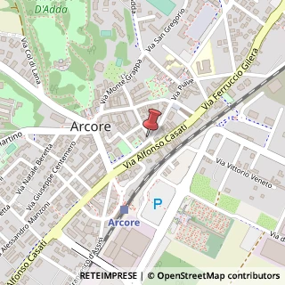 Mappa Via IV Novembre, 30/36, 20862 Arcore, Monza e Brianza (Lombardia)