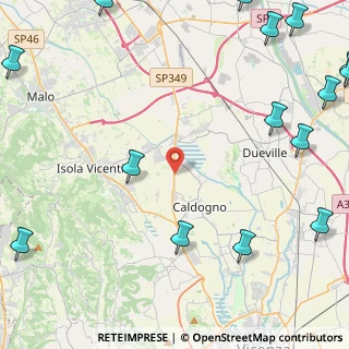 Mappa Via Pontaron, 36030 Caldogno VI, Italia (7.37375)