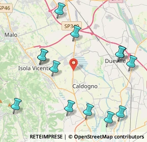 Mappa Via Pontaron, 36030 Caldogno VI, Italia (5.04769)