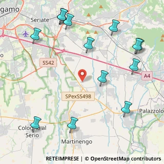 Mappa Via Monte Misma, 24050 Calcinate BG, Italia (5.59071)