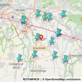 Mappa Via Monte Misma, 24050 Calcinate BG, Italia (4.46286)