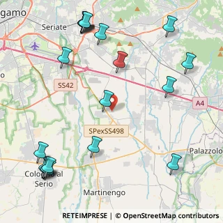 Mappa Via Monte Misma, 24050 Calcinate BG, Italia (5.881)