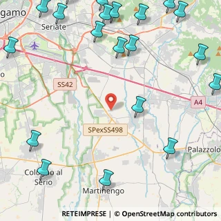 Mappa Via Monte Misma, 24050 Calcinate BG, Italia (6.8705)