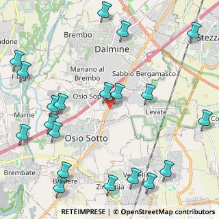 Mappa SP ex Strada Statale 525 del Brembo, 24044 Osio Sopra BG (2.9035)